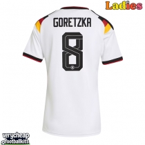 Germany Leon Goretzka #8 Replica Home Shirt Ladies World Cup 2026 Short Sleeve